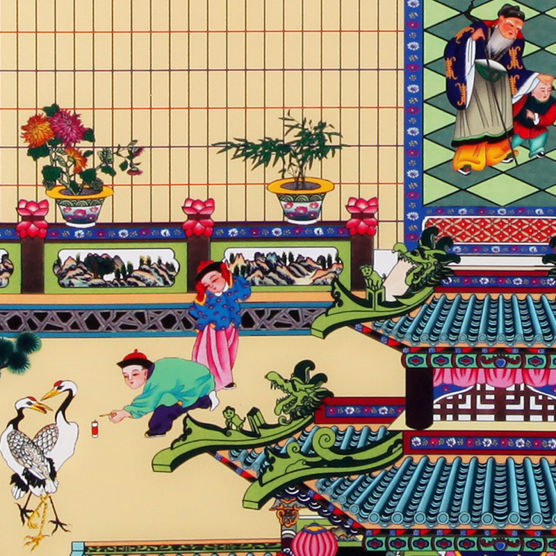 供奉老祖宗家谱挂画布料卷轴老式过年家堂轴子族谱宗谱图仿古祖先