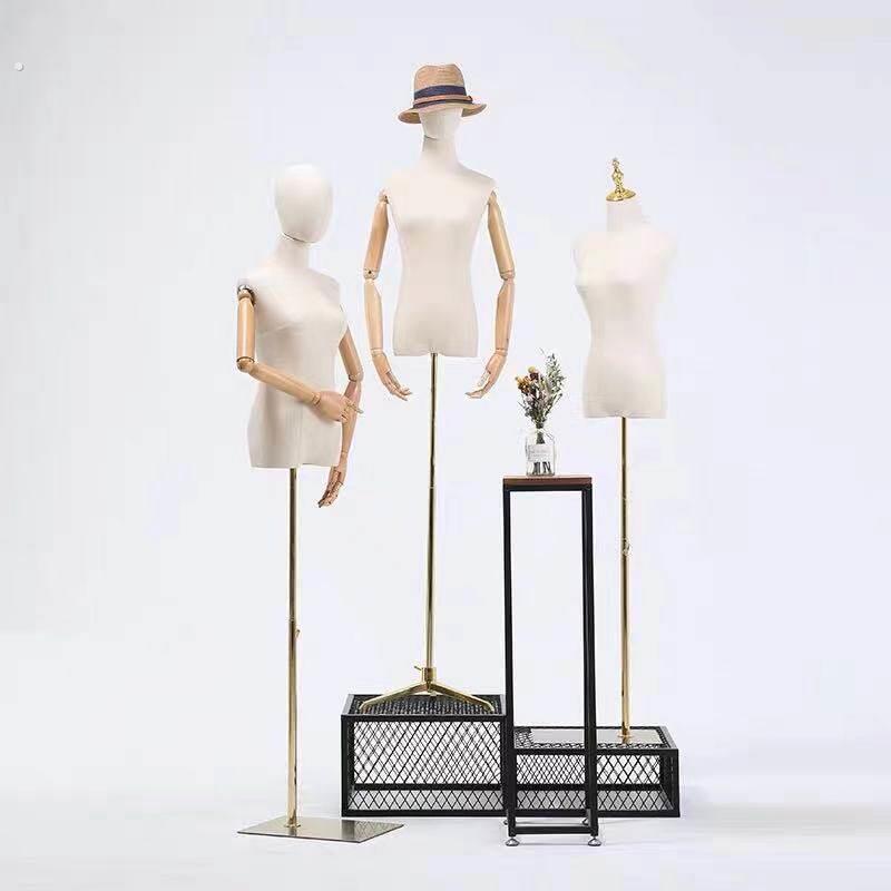 模特展示架女服装店展示模特道具女半身橱窗模婚纱拍照假模特人偶