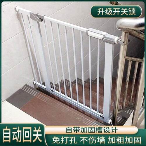 自建房楼梯口隔断门小孩围栏安全护栏拦门栅栏楼梯口封闭门护栏门