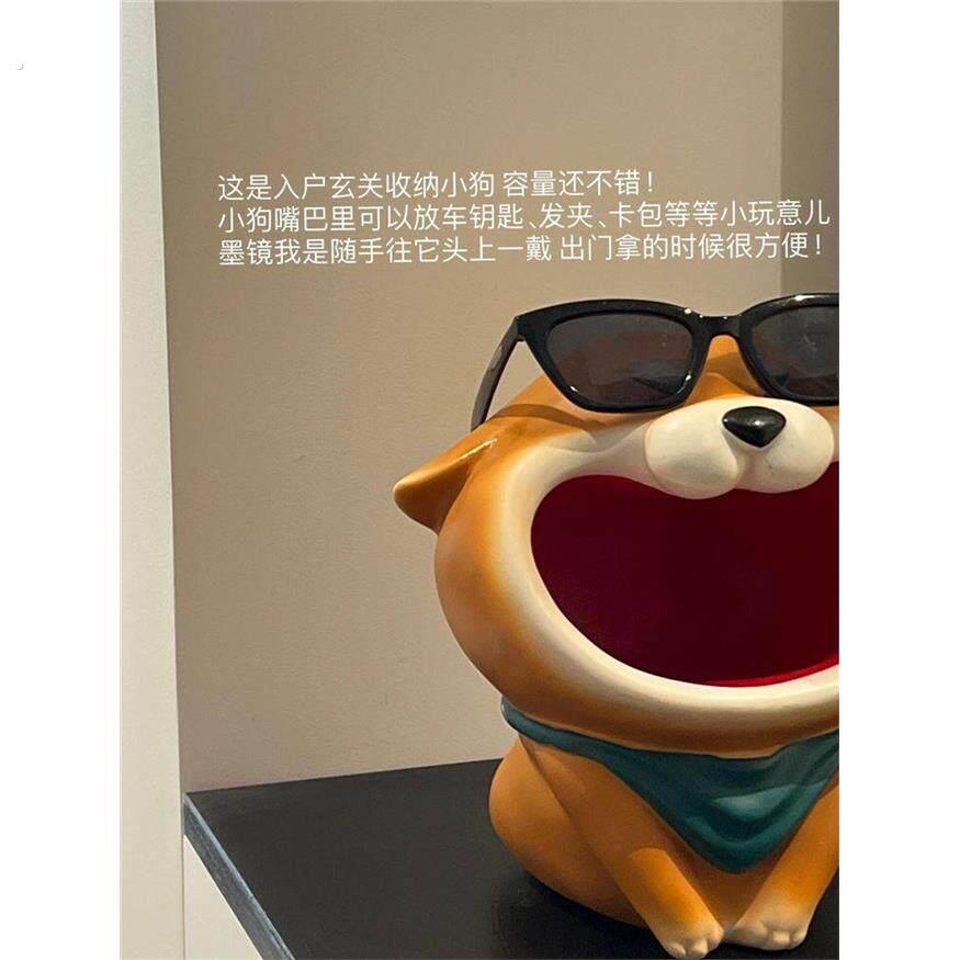 柴犬钥匙收纳玄关摆件桌面摆件入户装饰品家居好物房间改造好物件