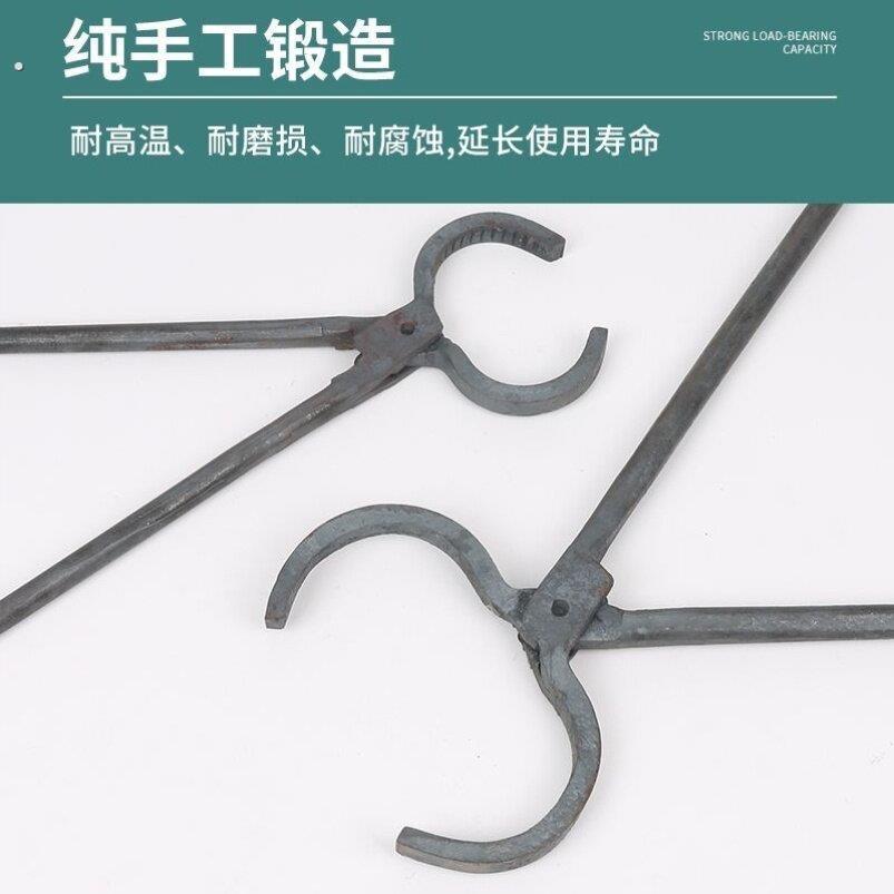 纯手工锻打加重加大轮胎钳起胎钳拔胎钳撬轮胎钳剥车胎钳胎夹扒胎
