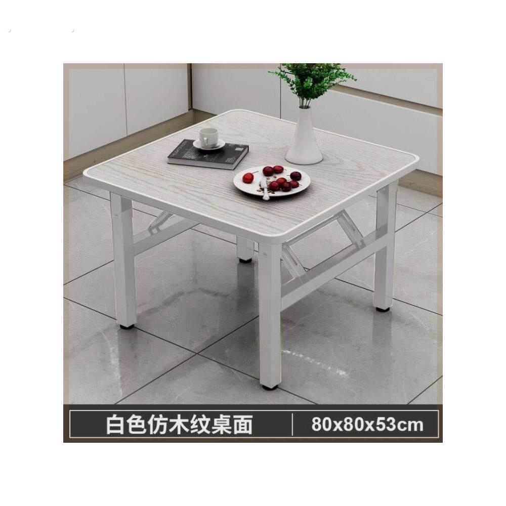 家用矮桌可折叠吃饭小桌子正方形摆摊桌子简易出租屋桌小孩写字桌
