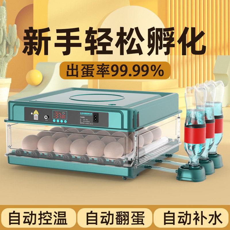 孵化器小型家用全自动智能鸡蛋鸟鸭鹅玄凤鹦鹉芦丁鸡小鸡孵蛋器机