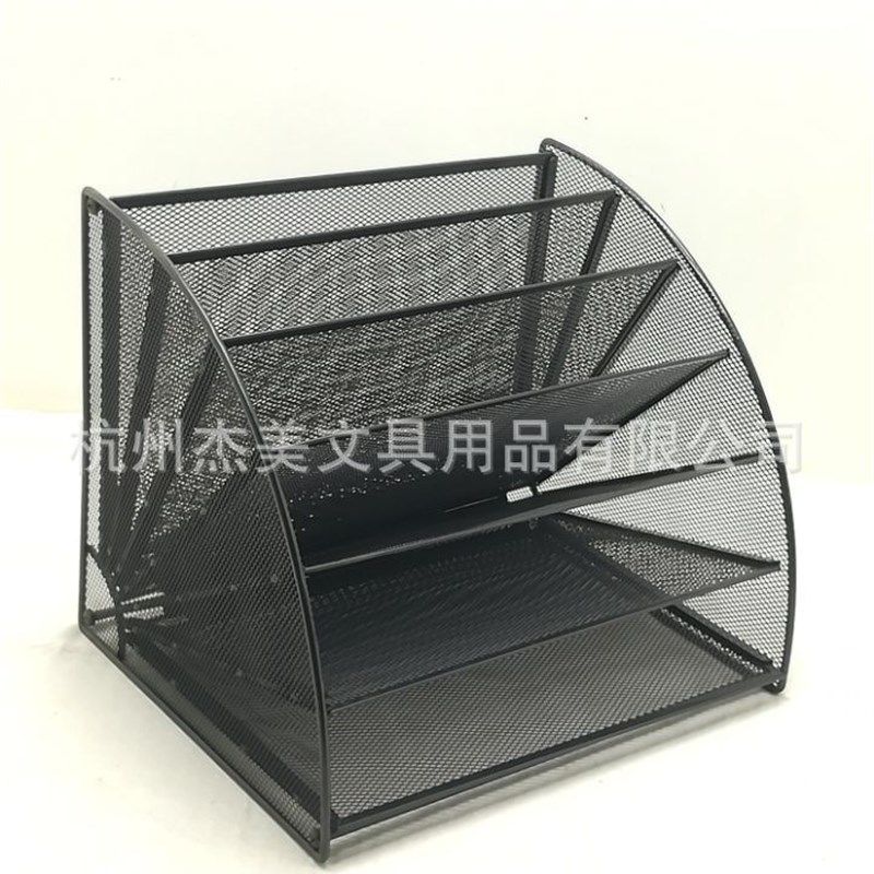 金属网状可拆卸六层文件架文件资料收纳筐置物架铁网档案管理架