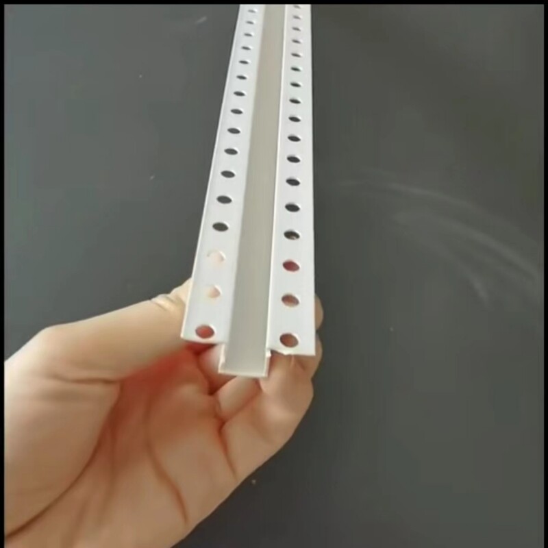 几字型分隔条pvc阴阳角线石膏板装饰护角条吊顶凹槽u型包边收边条