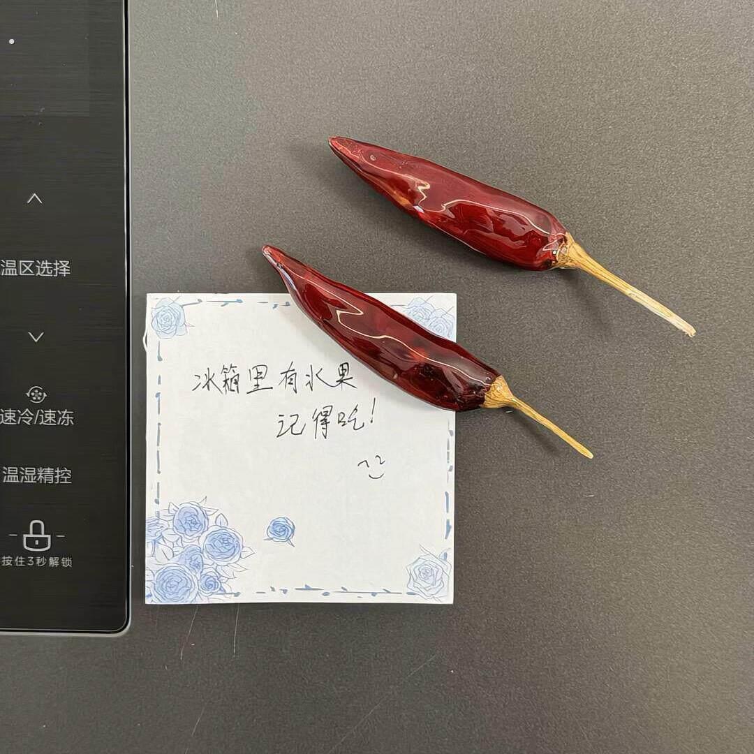 真辣椒冰箱贴磁吸重庆旅游纪念品干辣椒磁铁摆件文创礼物送好朋友