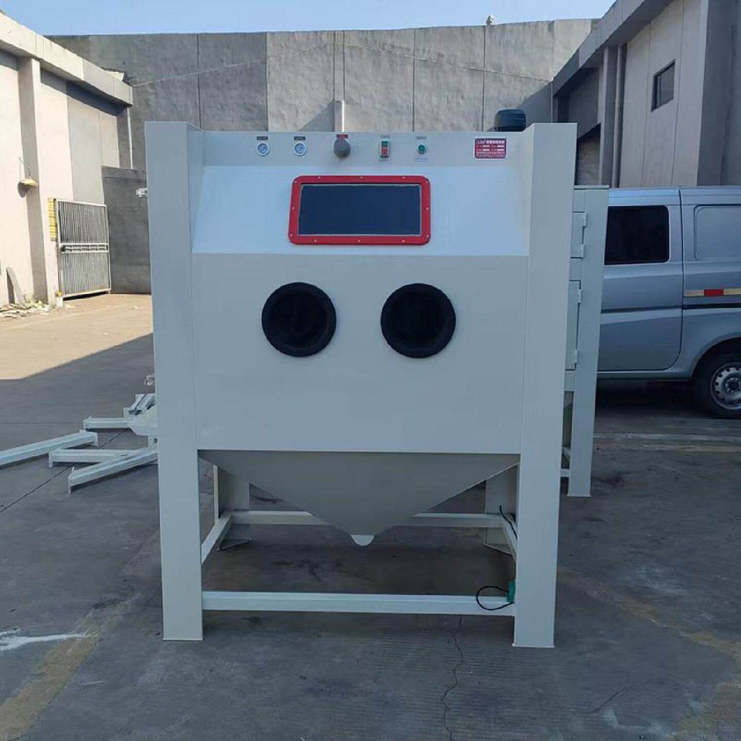 鼎成手动喷砂机干拭高压喷砂模具钢结构表面除锈大型喷砂机厂家