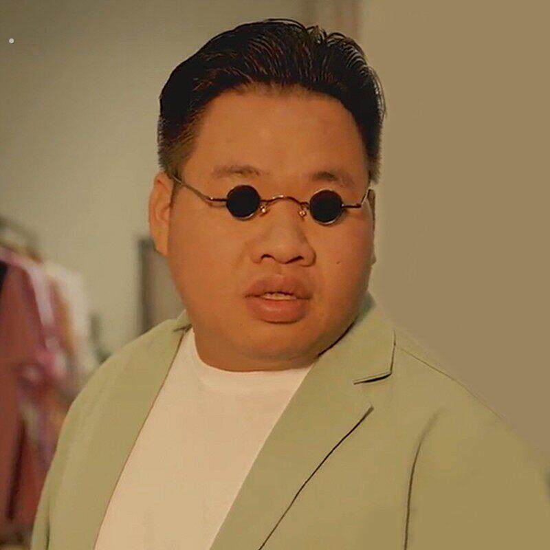 冷少迷你小太阳眼镜男款级感圆框太阳眼镜师爷搞笑小镜片太阳眼镜