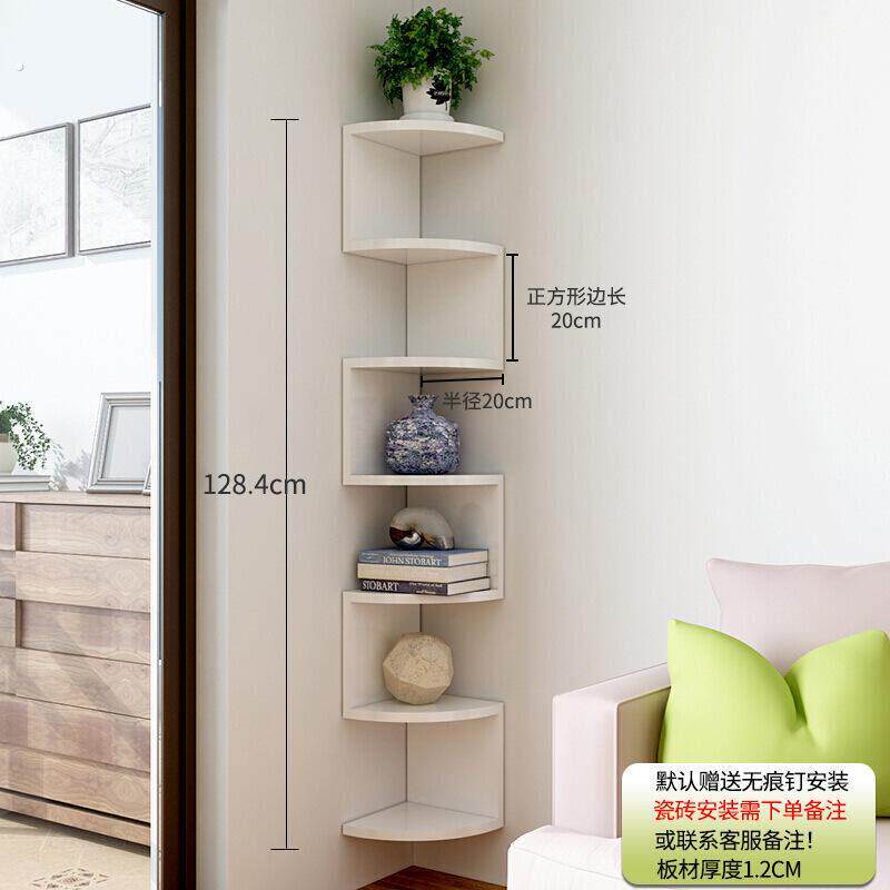 三角柜子壁挂厨房三角置物架墙角小号化妆室圆角衣柜直角客厅挂墙