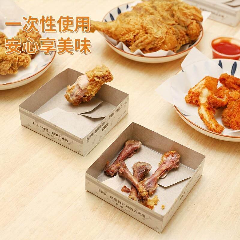 餐桌吐骨纸碟盘家用一次性懒人瓜子壳果皮收纳可携式野餐桌面垃圾
