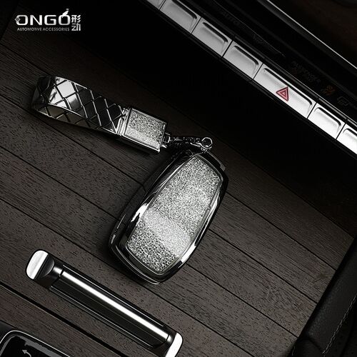 ONGO形动适用奔驰E级E300L GLC260 C200L金属水晶钥匙壳GLE钥匙包