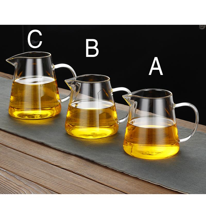 玻璃公道杯大号耐热分茶器特超大容量茶海加厚带茶漏套装公杯过滤