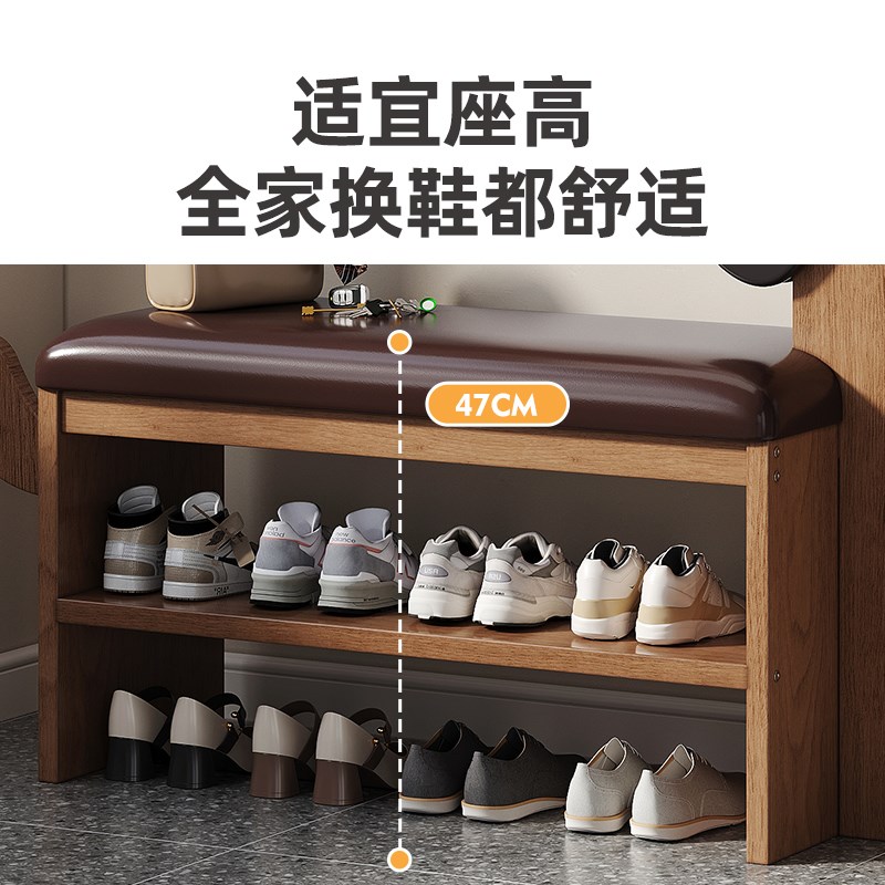 小狗换鞋凳家用门口可坐可收纳鞋柜坐凳一体穿鞋凳进门凳可爱创意