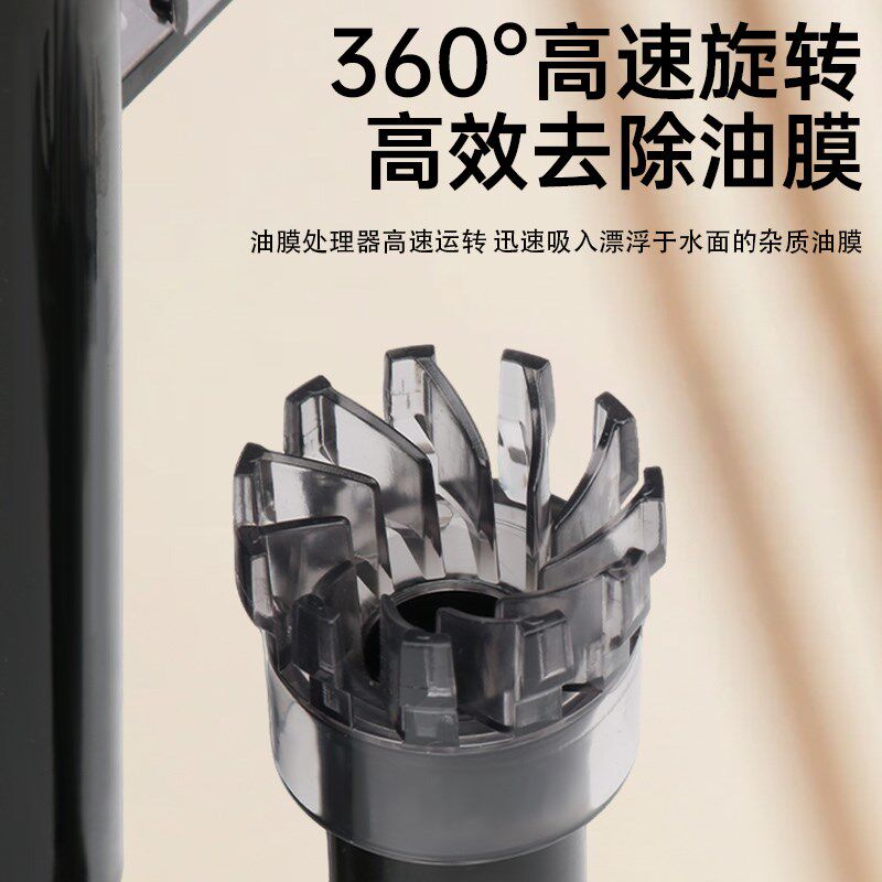 金利佳鱼缸过滤器小型静音除油膜壁挂过滤器净水循环三合一过滤桶