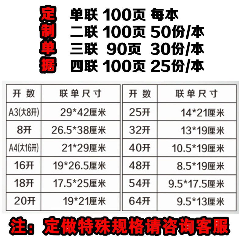 门窗订货单订购单送货单门窗家具店订货销售清单收据彩色定制印制