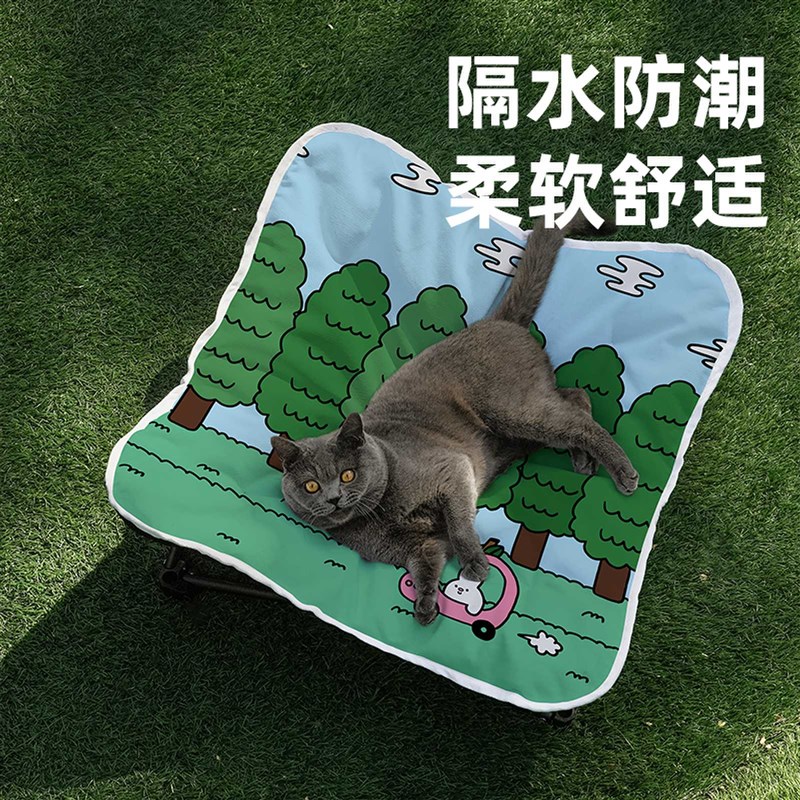 四季离地防潮宠物行军床夏季舒适透气猫咪窝泰迪比熊小型犬狗狗窝