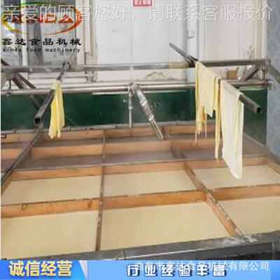 锈钢腐竹传生产过程 自动泼浆厚薄可调机796 免费不授工艺