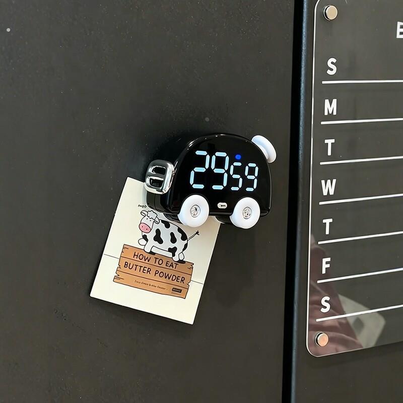 小汽车冰箱贴磁吸计时器磁贴个性创意厨房定时器2026新款提醒器