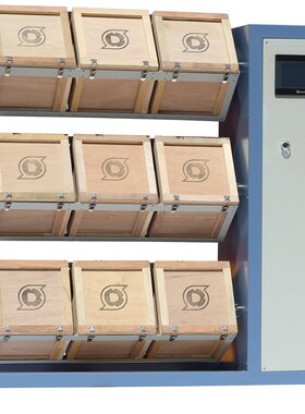 【】YG511LC滚箱式起毛起球仪起球测试仪YG511-9 (9箱)