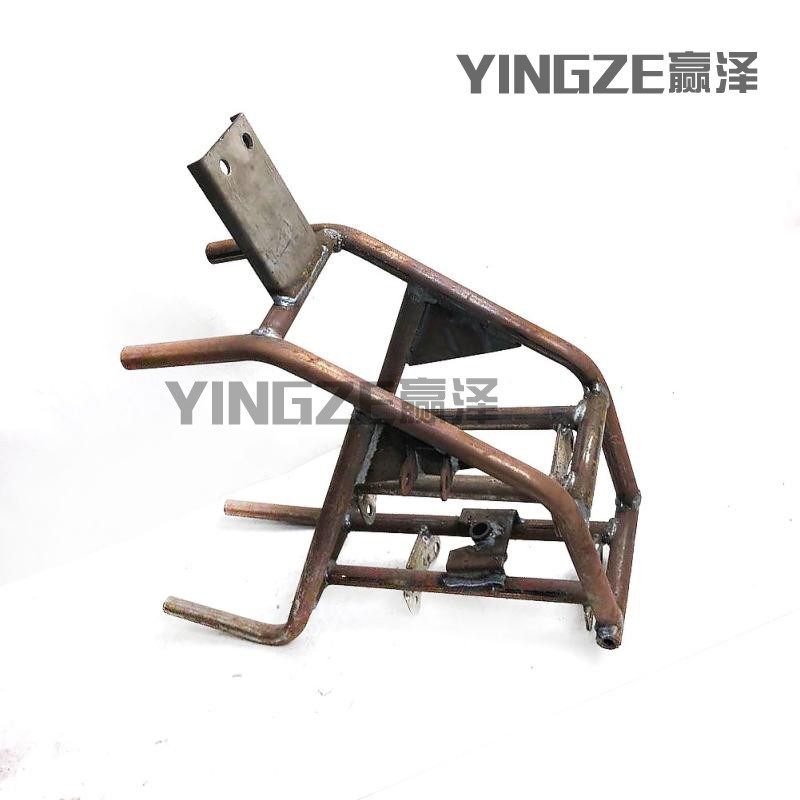 自制四轮摩托配件改装小型倒三轮卡丁车前车头架沙滩车悬挂固定架