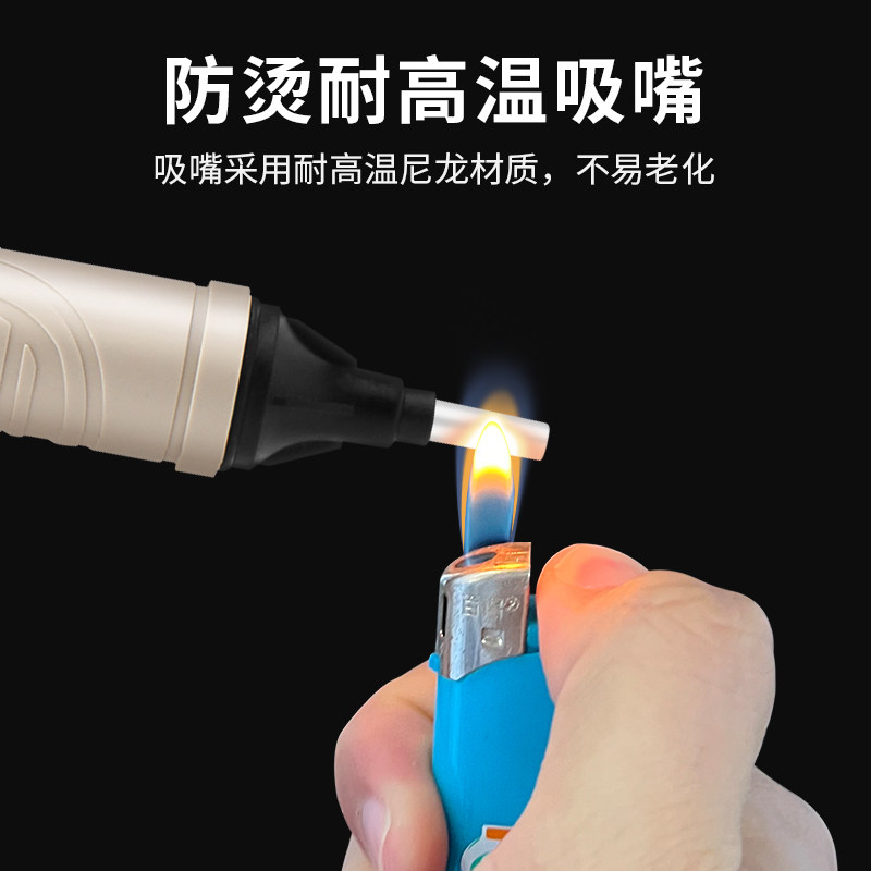 大号吸锡器枪泵加长双环强力手动真空强力电烙铁拆焊清除锡渣工具