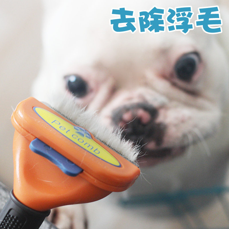 狗梳子柯基法斗梳子刷毛狗狗用品短毛犬梳子除毛梳毛神器宠物毛刷