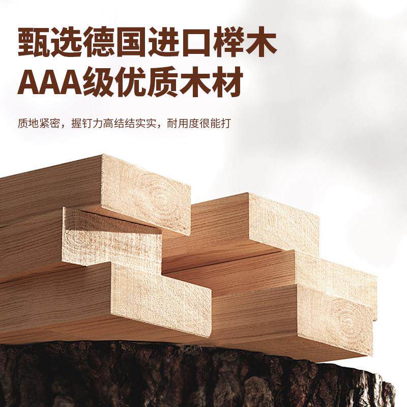 墙上置物板隔免山水打孔实木一字木板背景装饰架子层板架墙壁挂墙