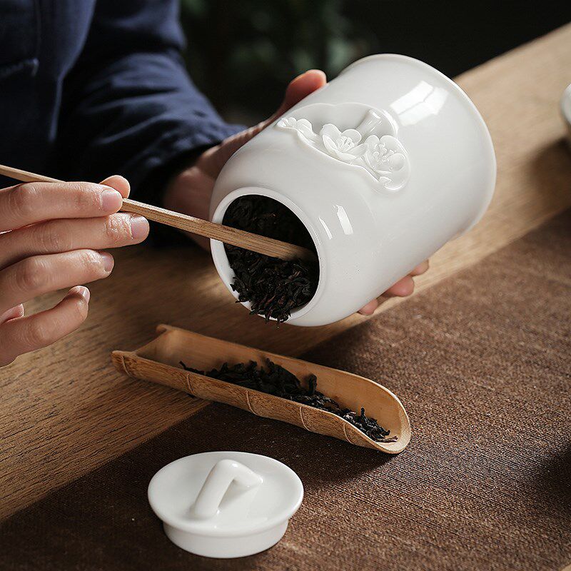 创意陶瓷茶叶罐子储藏密封罐家用红绿茶普洱铁观音茶叶礼盒包装罐