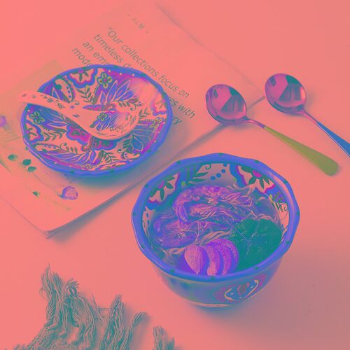 好看的碗碟套装家用碗筷单人一套一人食陶瓷一碗一勺一筷面碗餐具