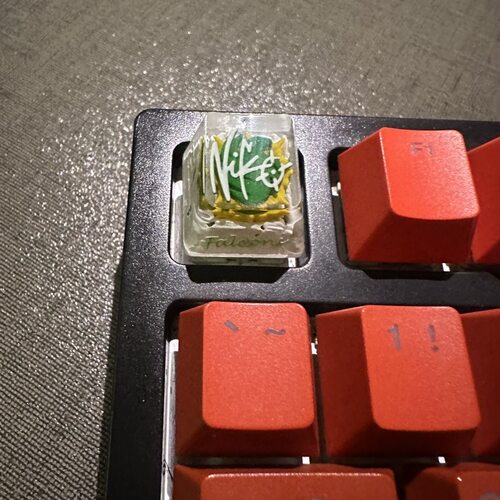 niko签名键帽Falcons键帽周边CSGO周边niko周边手工滴胶键帽