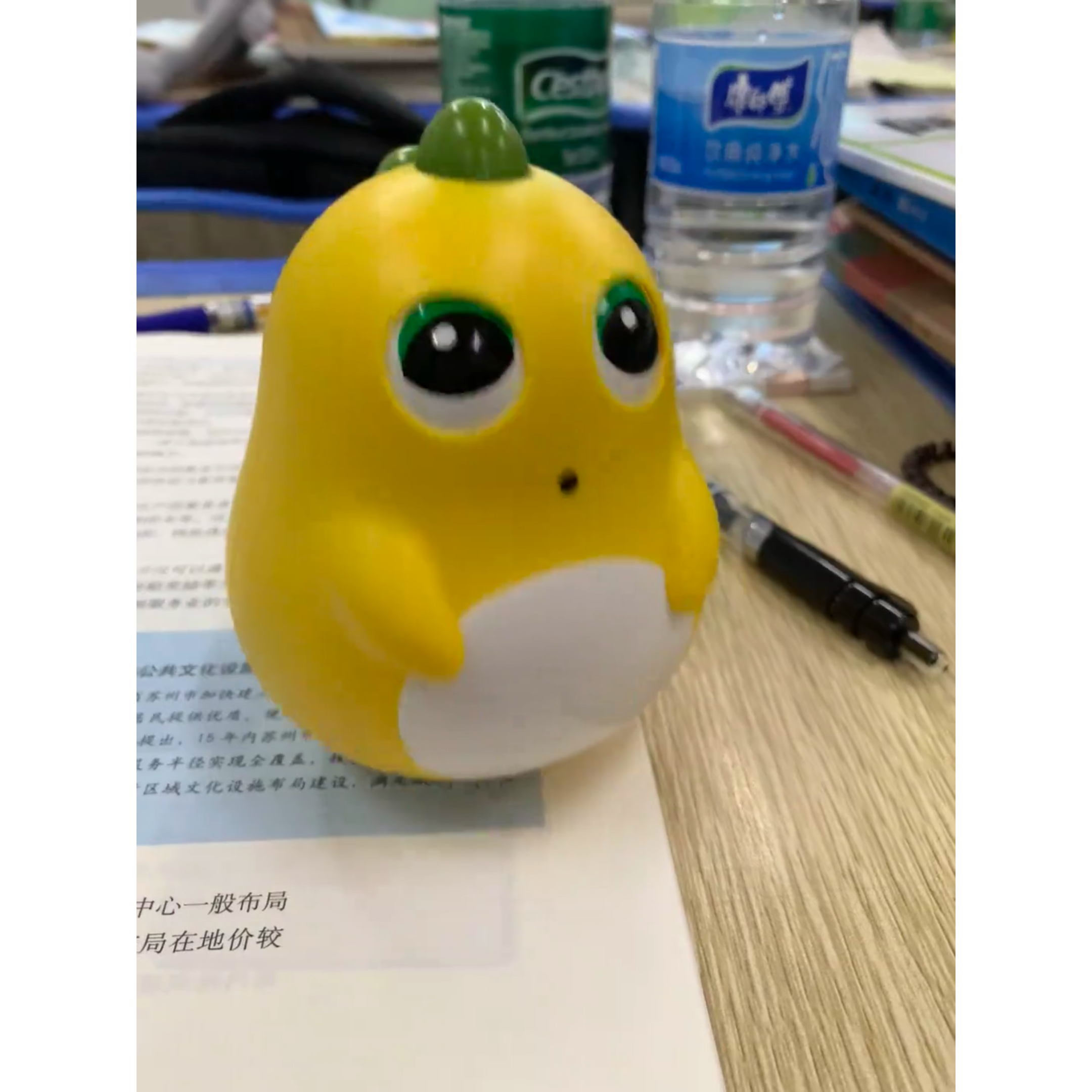 婴儿恐龙不倒翁玩具宝宝0-3岁安抚逗娃摆件卡通儿童益智早教铃铛