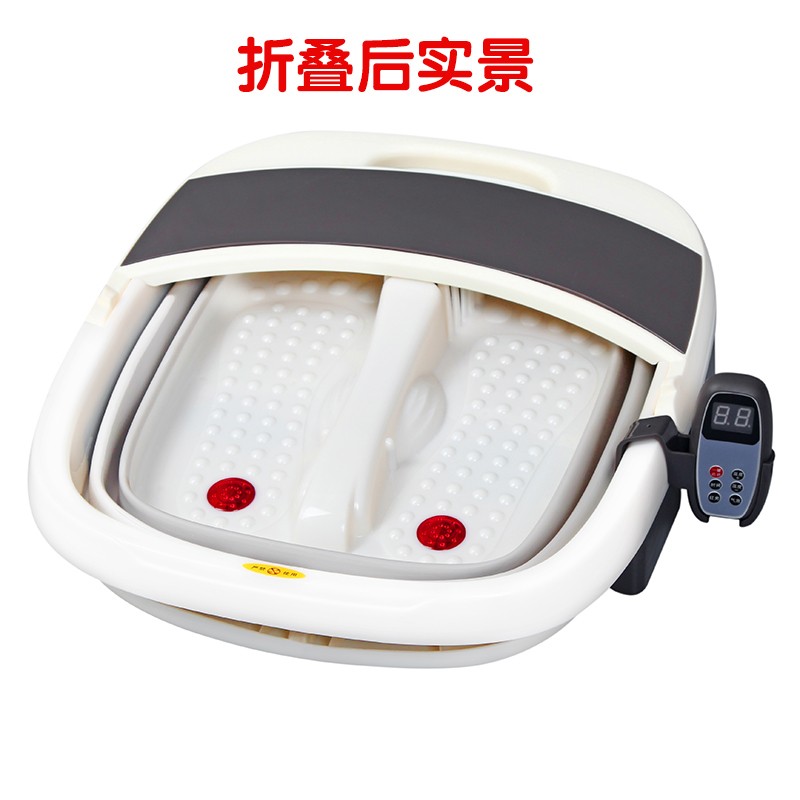 可折叠足浴盆全自动加热恒温泡脚盆双人洗脚桶按摩家用便携收纳式