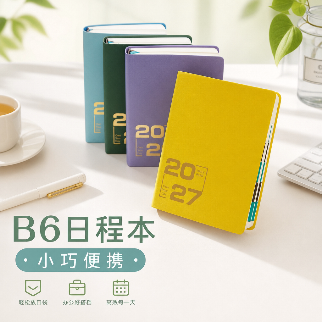 2027迷你日程本羊年B6时间手帐/日程本/计划本