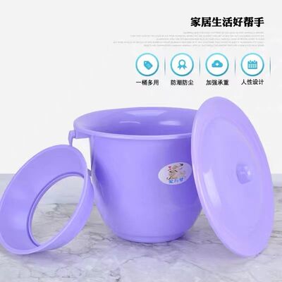 痰盂罐加高大号便盆成人夜壶尿桶家用起夜女孕妇卧室大人尿盆