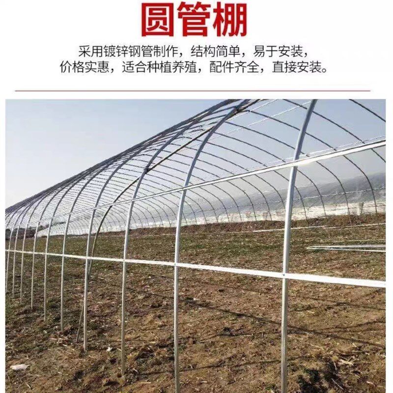 养殖专用大棚全套大棚钢管骨架支架蔬菜种植温室养鸡猪牛羊架子棚