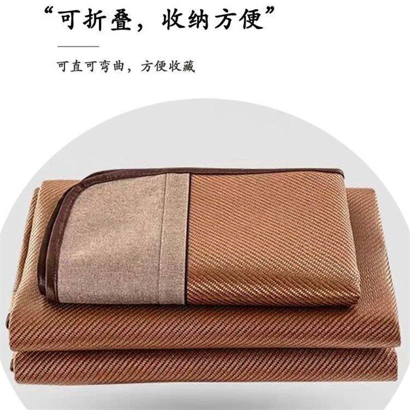 老席匠凉席 加密加厚藤席双人凉席1.5米宽可折叠席1.8床用空调席