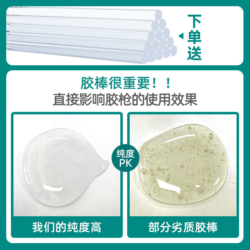 热熔胶枪家用手工制作热融胶抢高粘强力胶棒热熔胶棒胶水电热熔枪图片