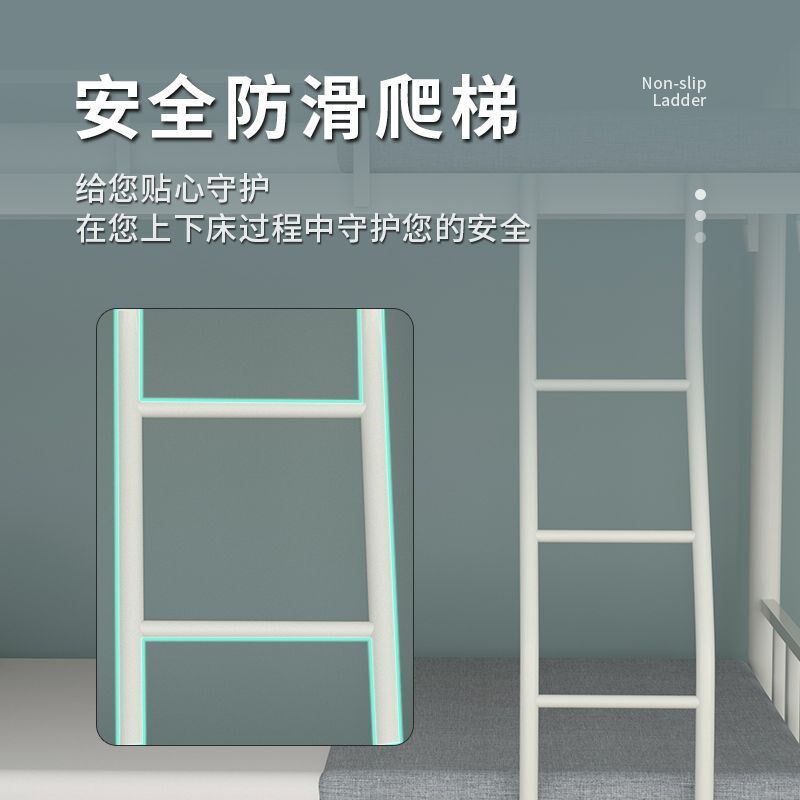 上下铺子母床铁床上下双人床单人铁架床铁艺卧室宿舍上下铺床二层