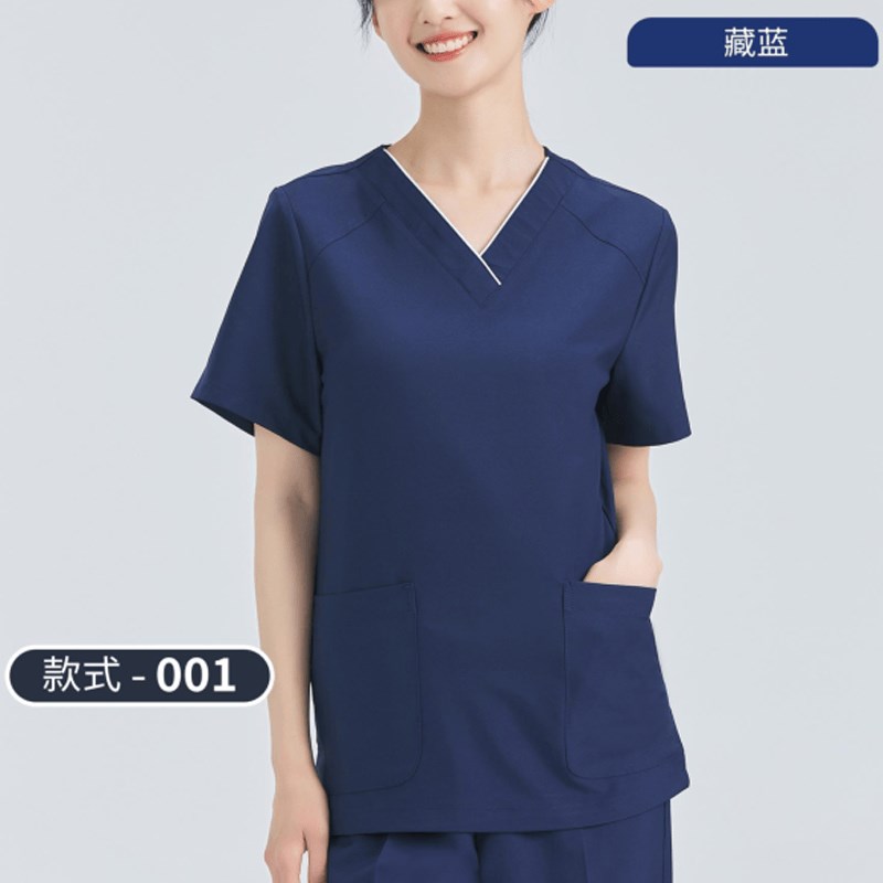 高端弹力刷手服腔宠物医生防静电工作服美容口腔医生洗手衣医护服