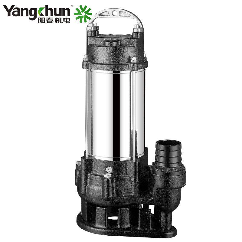 阳春不锈钢污水泵家用农用潜污泵220V小型抽水泵无堵塞潜水排污泵