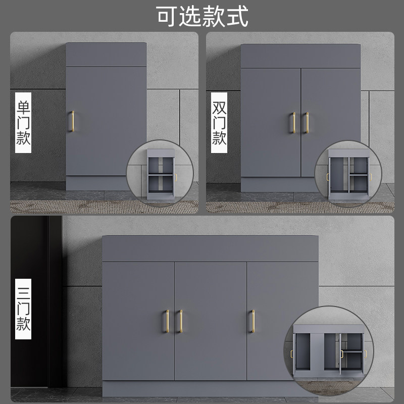 震威轻奢风家用非实木架子柜子玄关鱼缸柜底座底柜隔断承重可定制