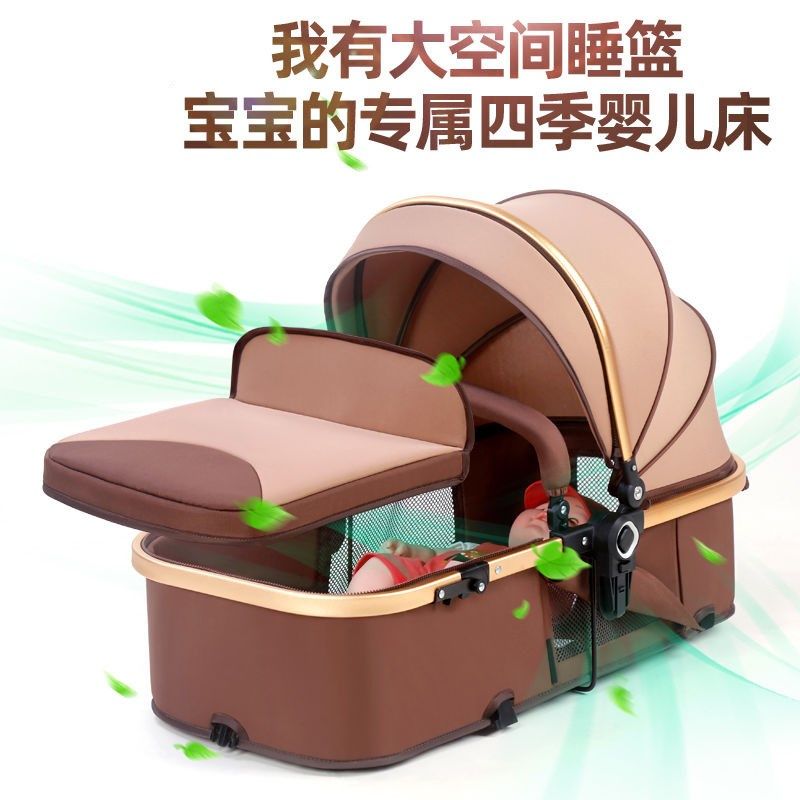 遛娃神器婴儿车轻便可折叠一键收可坐可躺便携式推车宝宝2025年款