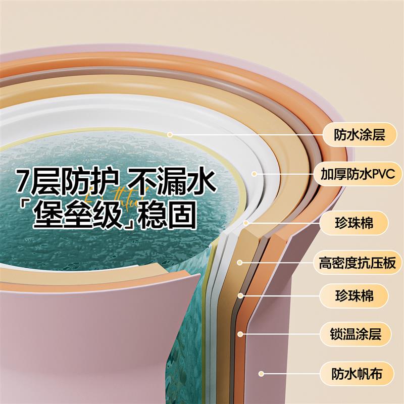 家用儿童大人泡澡桶洗澡简易浴缸洗浴神奇折叠成人浴桶便携沐浴桶