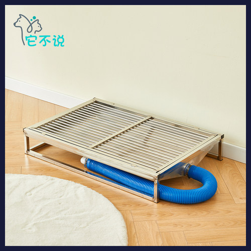 防踩屎砂盆狗狗专用尿便盆定时冲水智能自动清理宠物不锈钢狗厕所