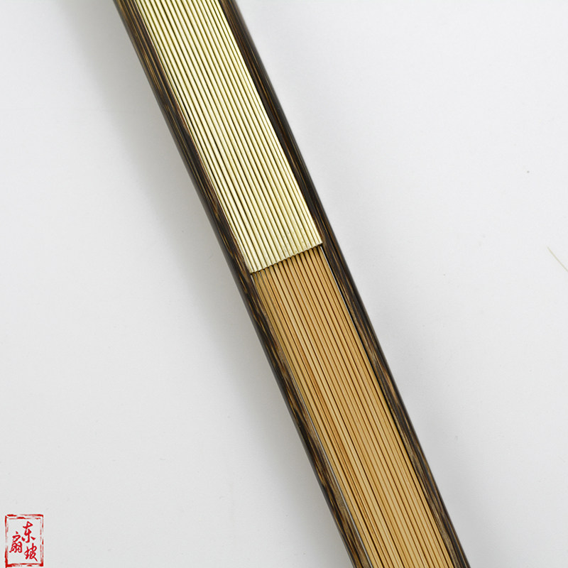 7-9.5寸18方老棕竹扇子折扇中国风男女士古风扇竹子定制DIY折叠扇
