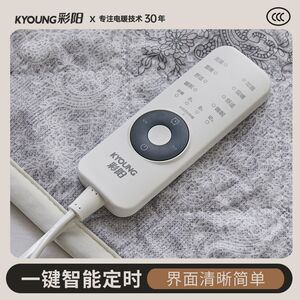 彩阳电热毯单人双人电褥子双控调温除湿家用安全学生宿舍加热毯