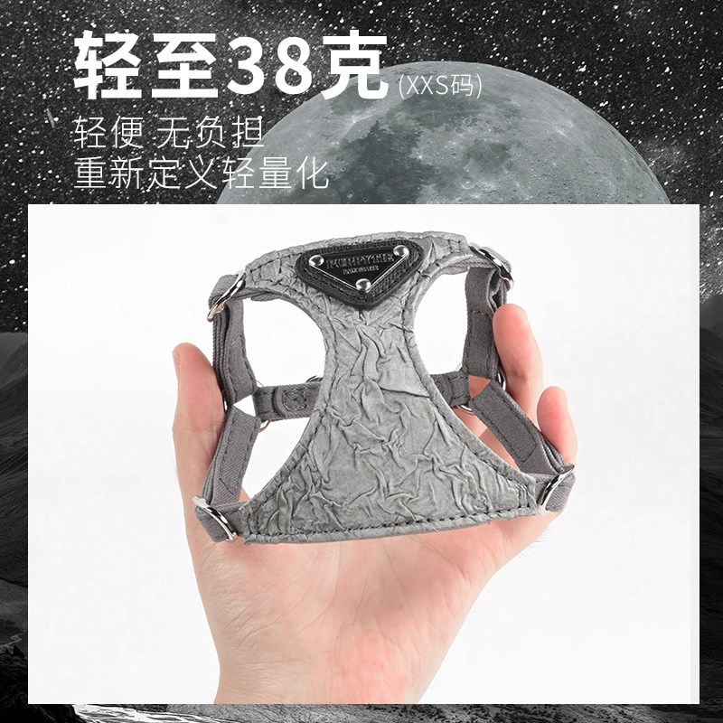 狗狗牵引绳小型犬幼犬狗绳子链子遛狗绳背心式泰迪宠物用品胸背带