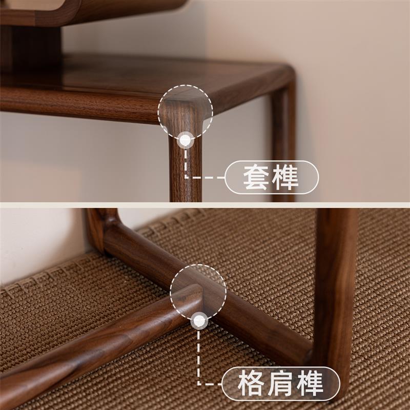 新中式玄关桌子靠墙中式实木榆木简约供桌条案禅意轻奢入户玄关柜