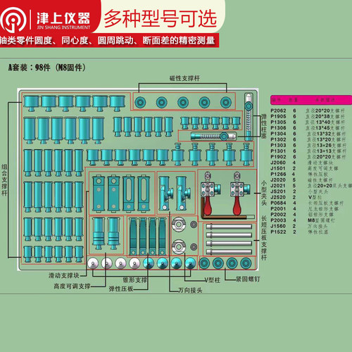 三坐标三次元测量柔性夹具冶具检具工具固定治具及测量配件底板