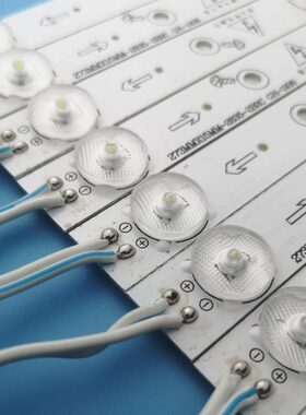 220V光源漫反射灯条软膜天花灯led长条贴片卡布手机吊顶灯箱广告